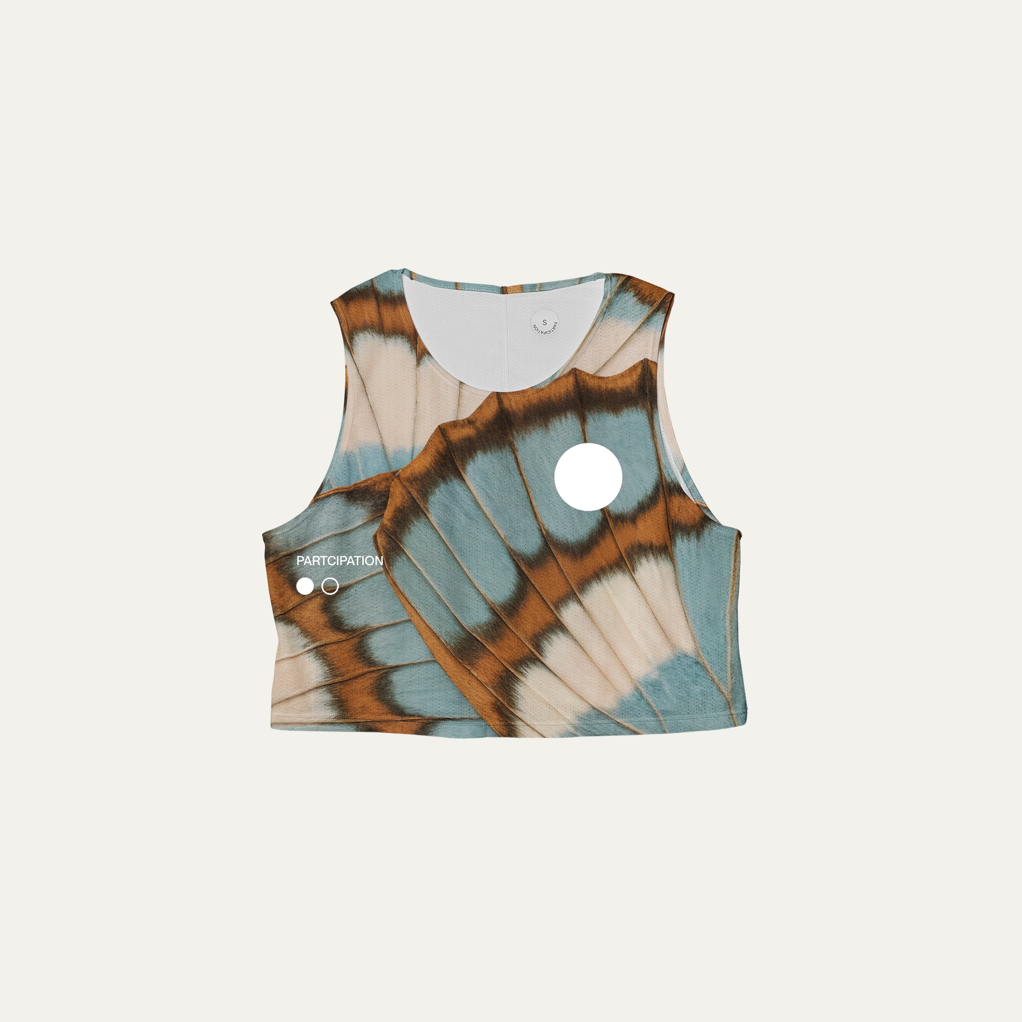 Butterfly Crop Singlet