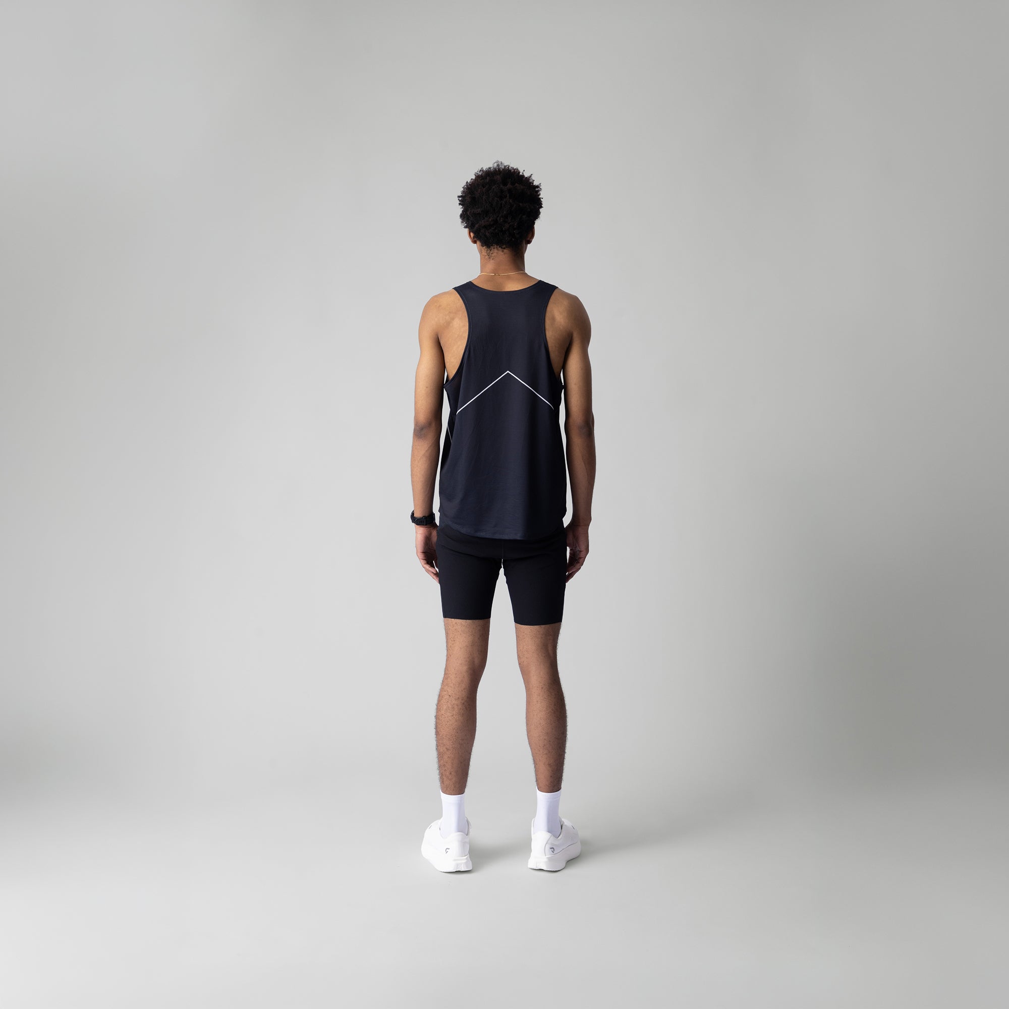 Marathon Black Singlet