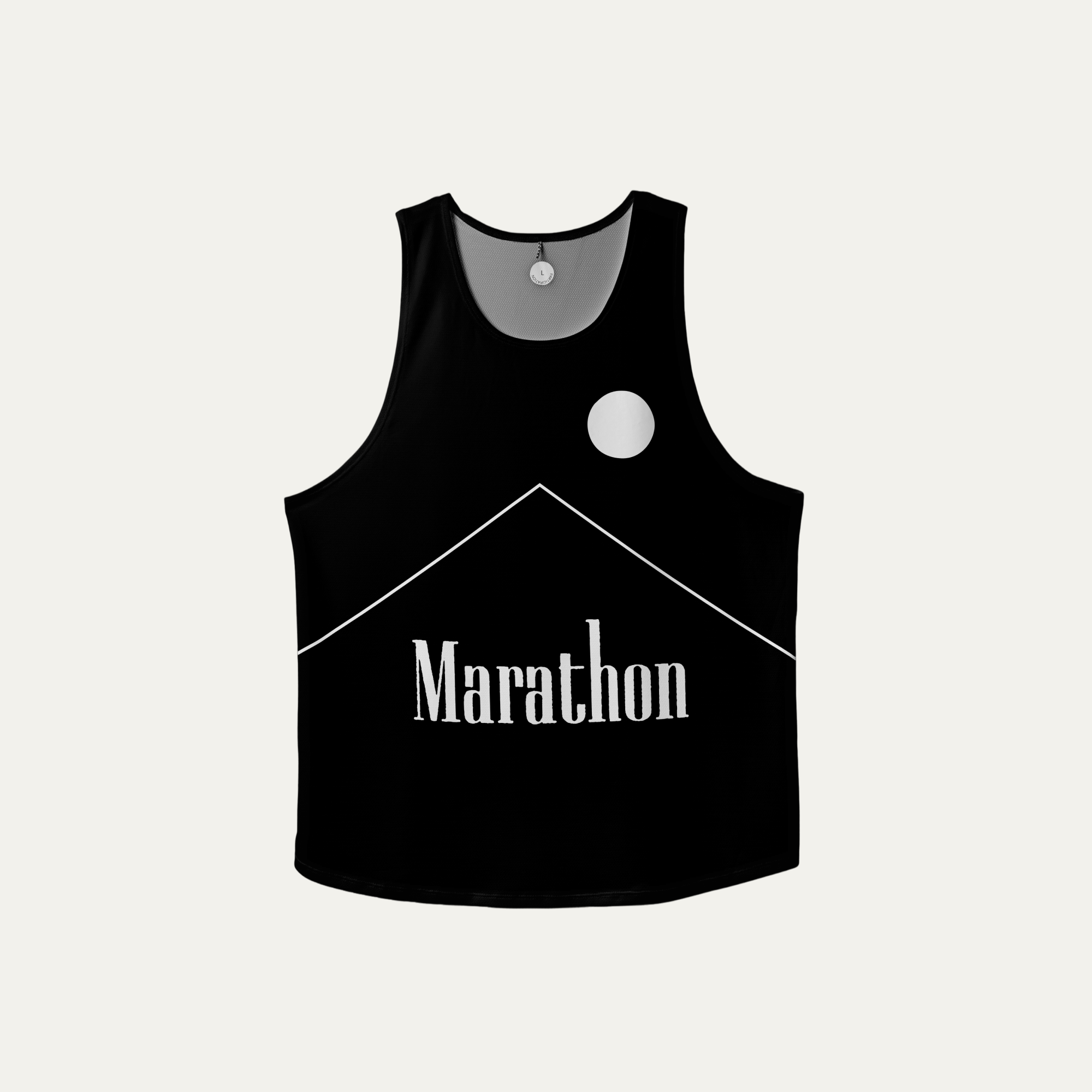 Marathon Black Singlet