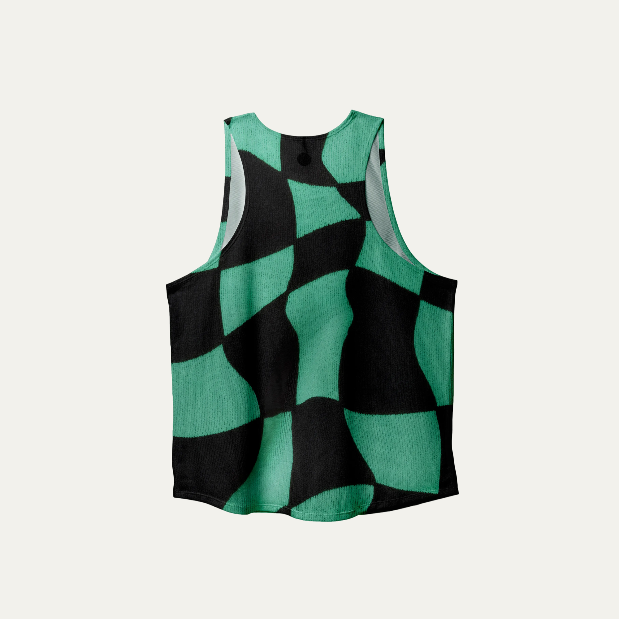 Green Checker Singlet
