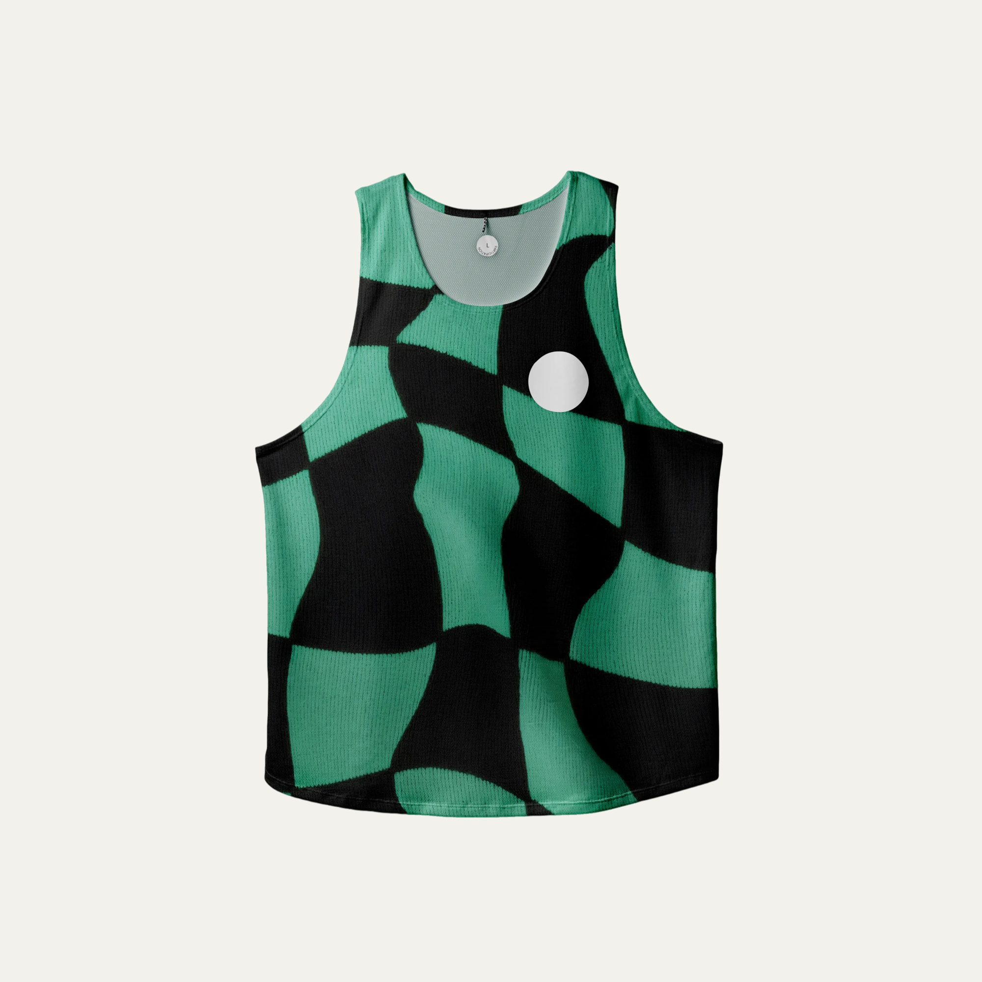 Green Checker Singlet