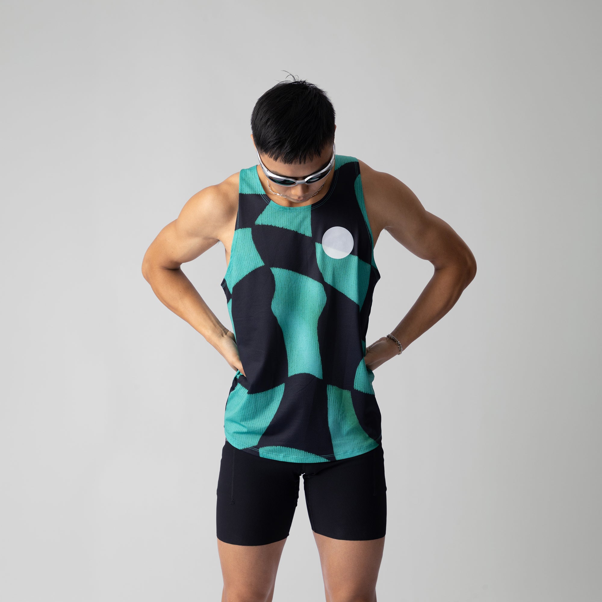 Green Checker Singlet