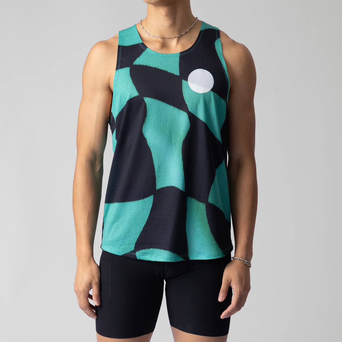 Green Checker Singlet