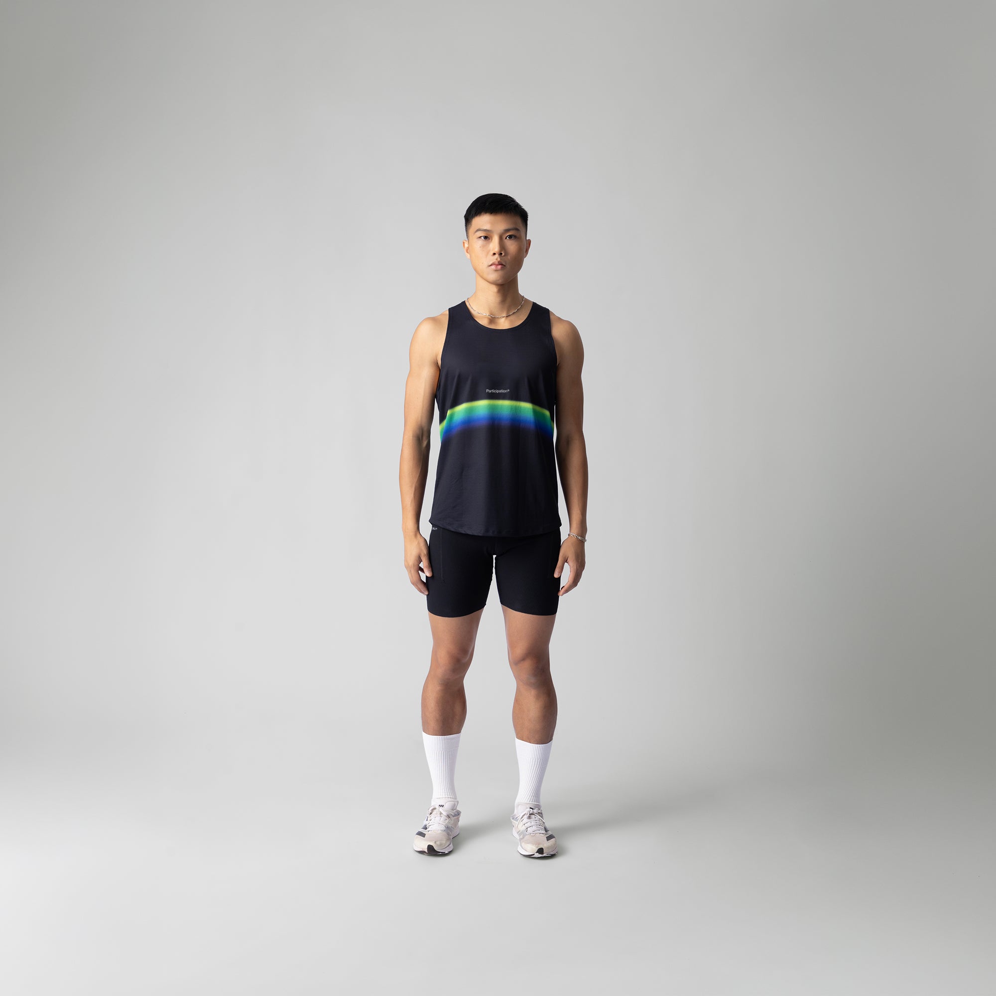Dark rainbow Singlet