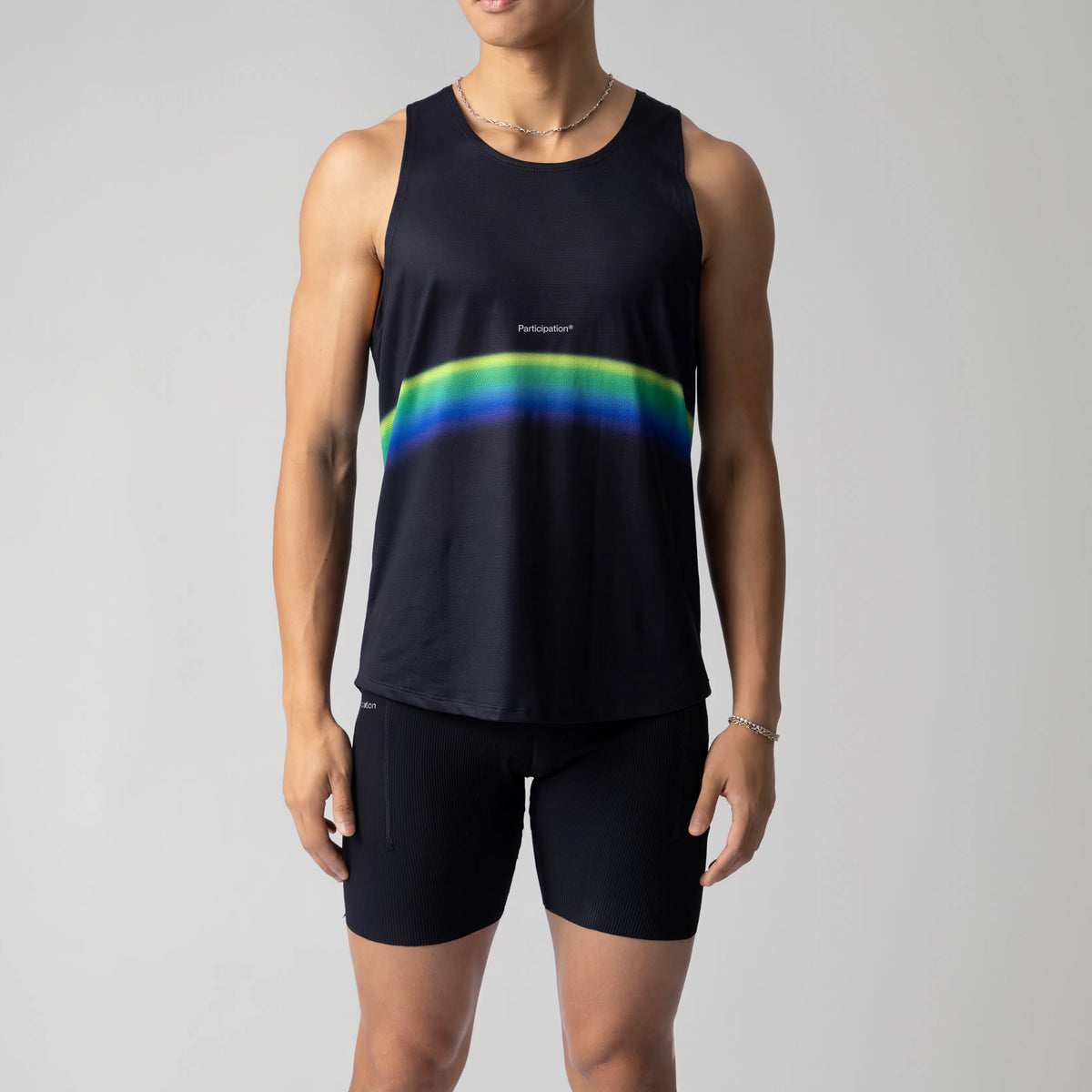 Dark rainbow Singlet