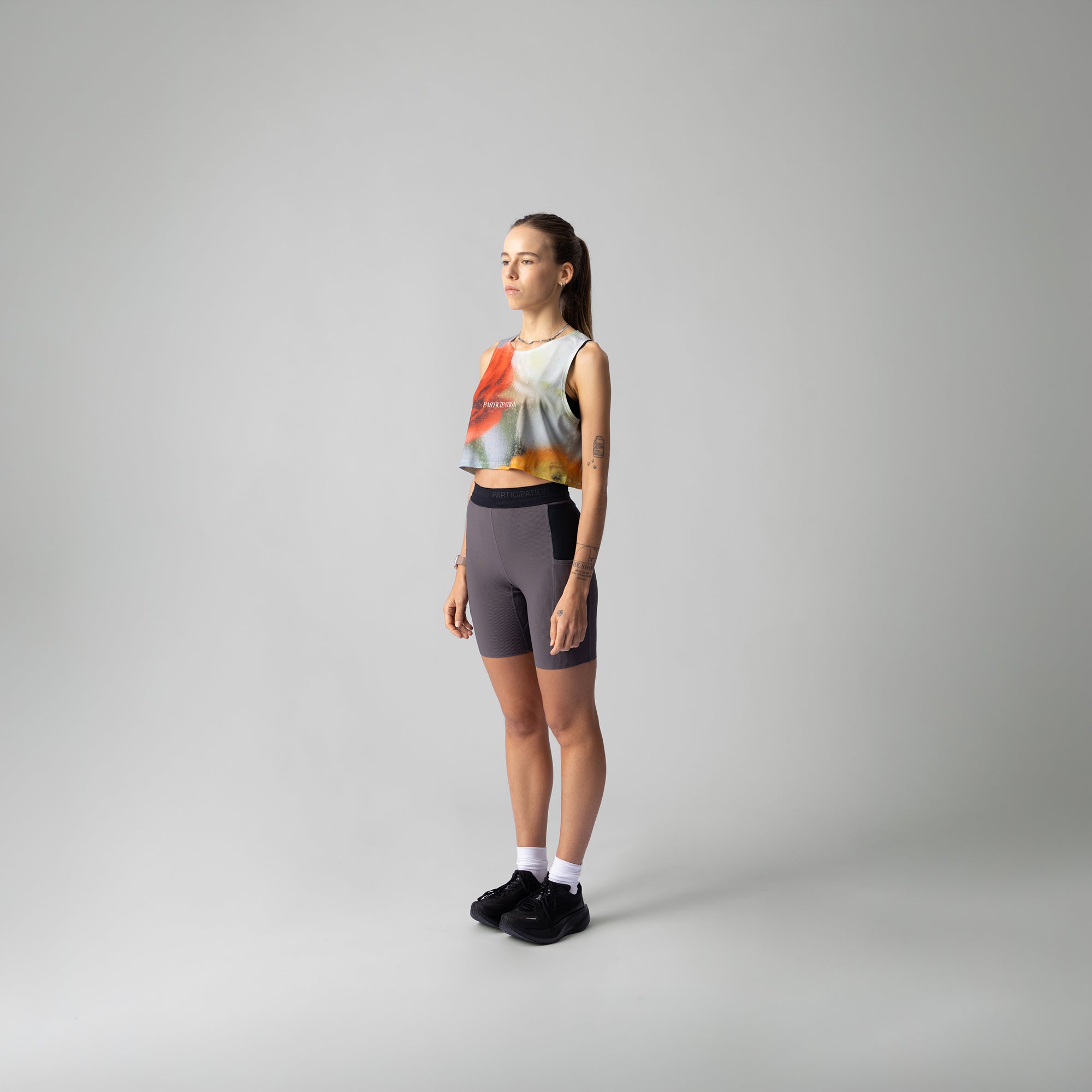 Frosted Glass Crop Singlet