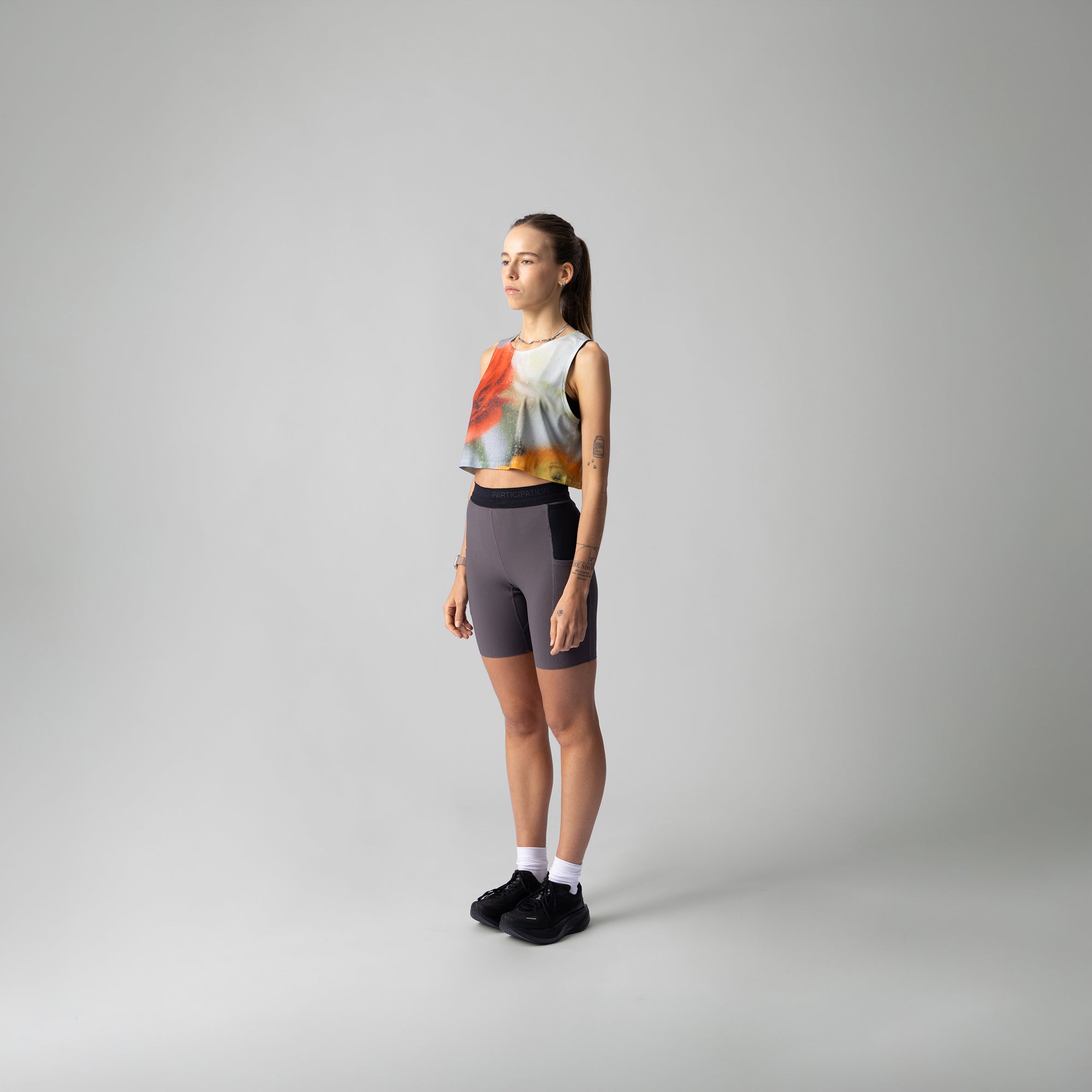 Frosted Glass Crop Singlet