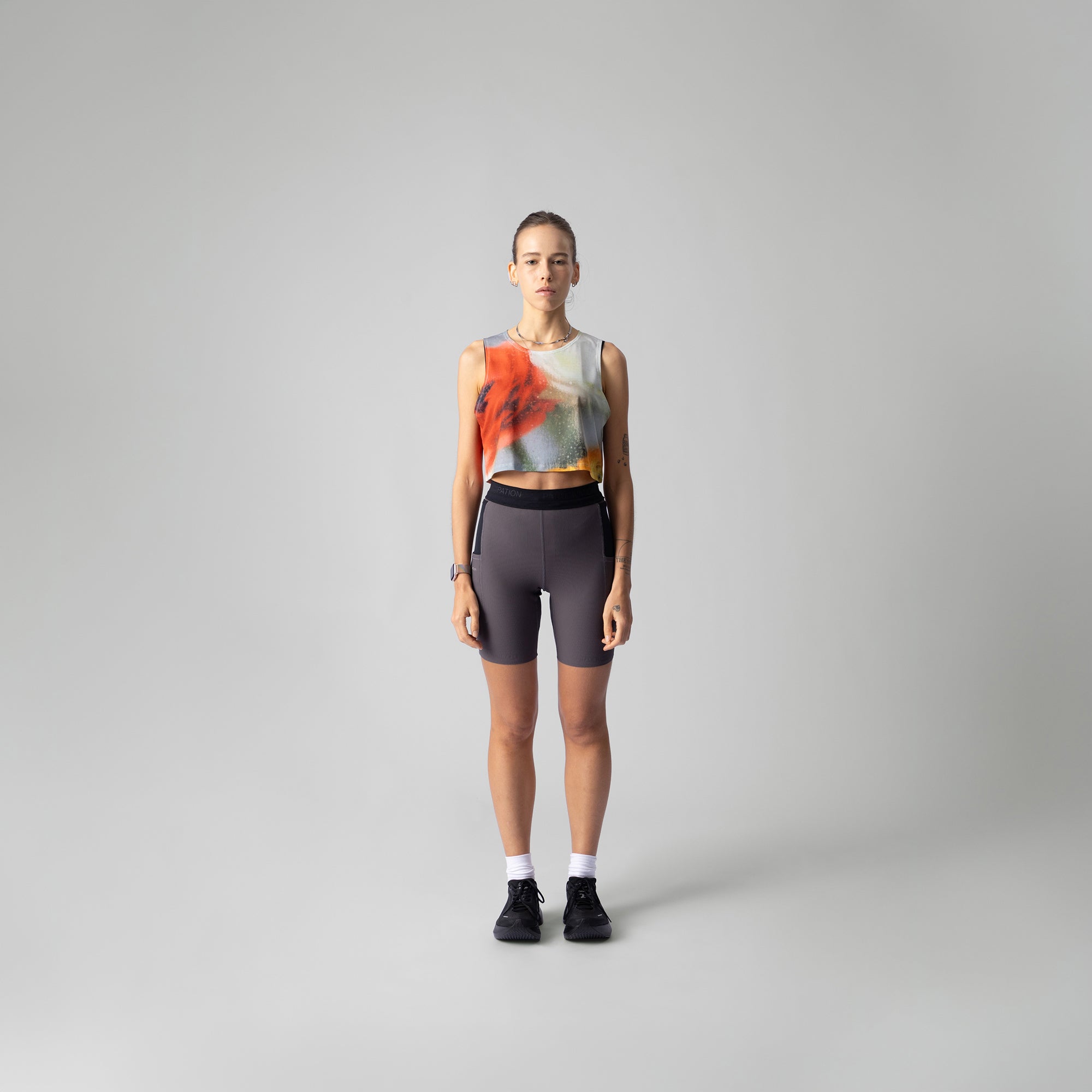 Frosted Glass Crop Singlet