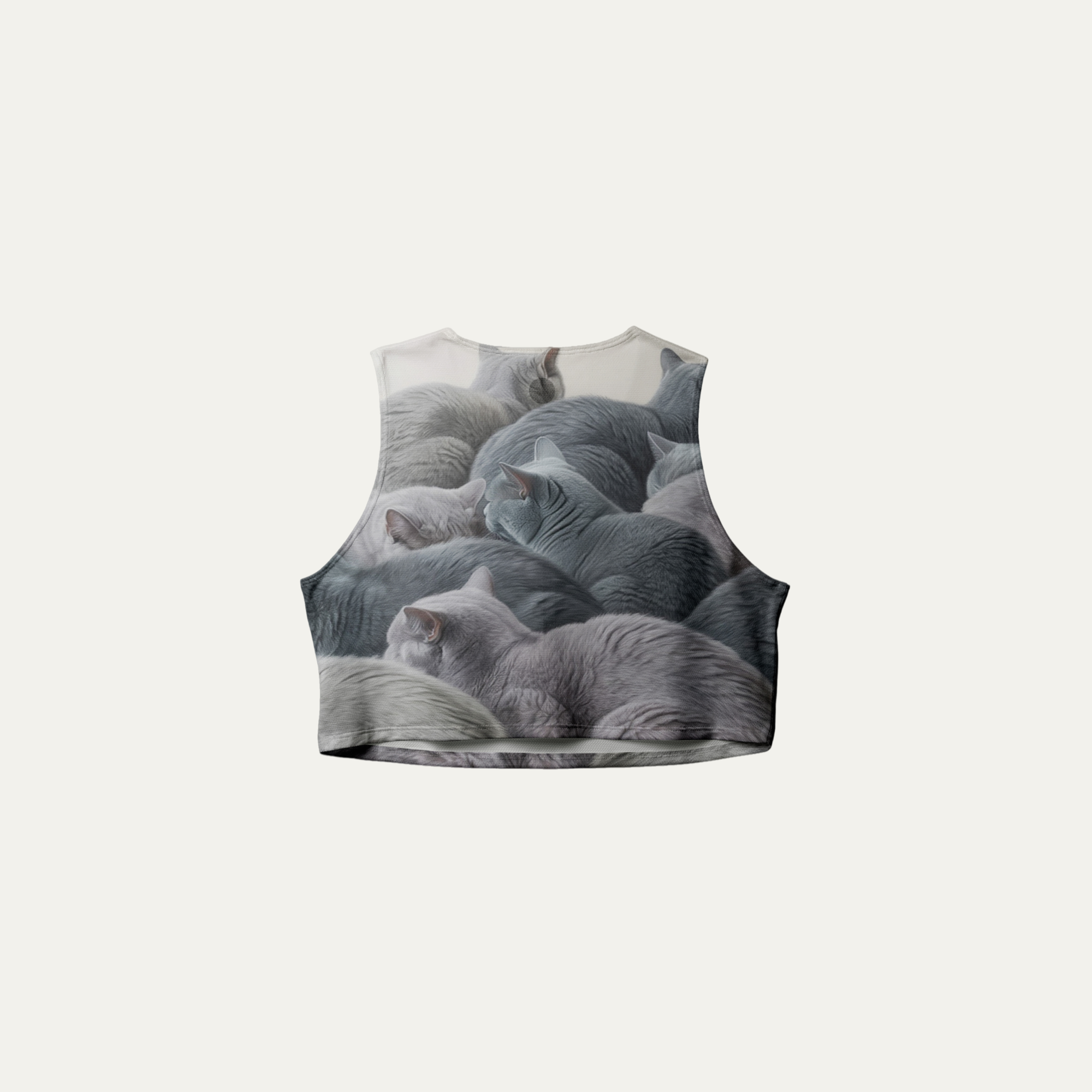 British Shorthair Crop Singlet