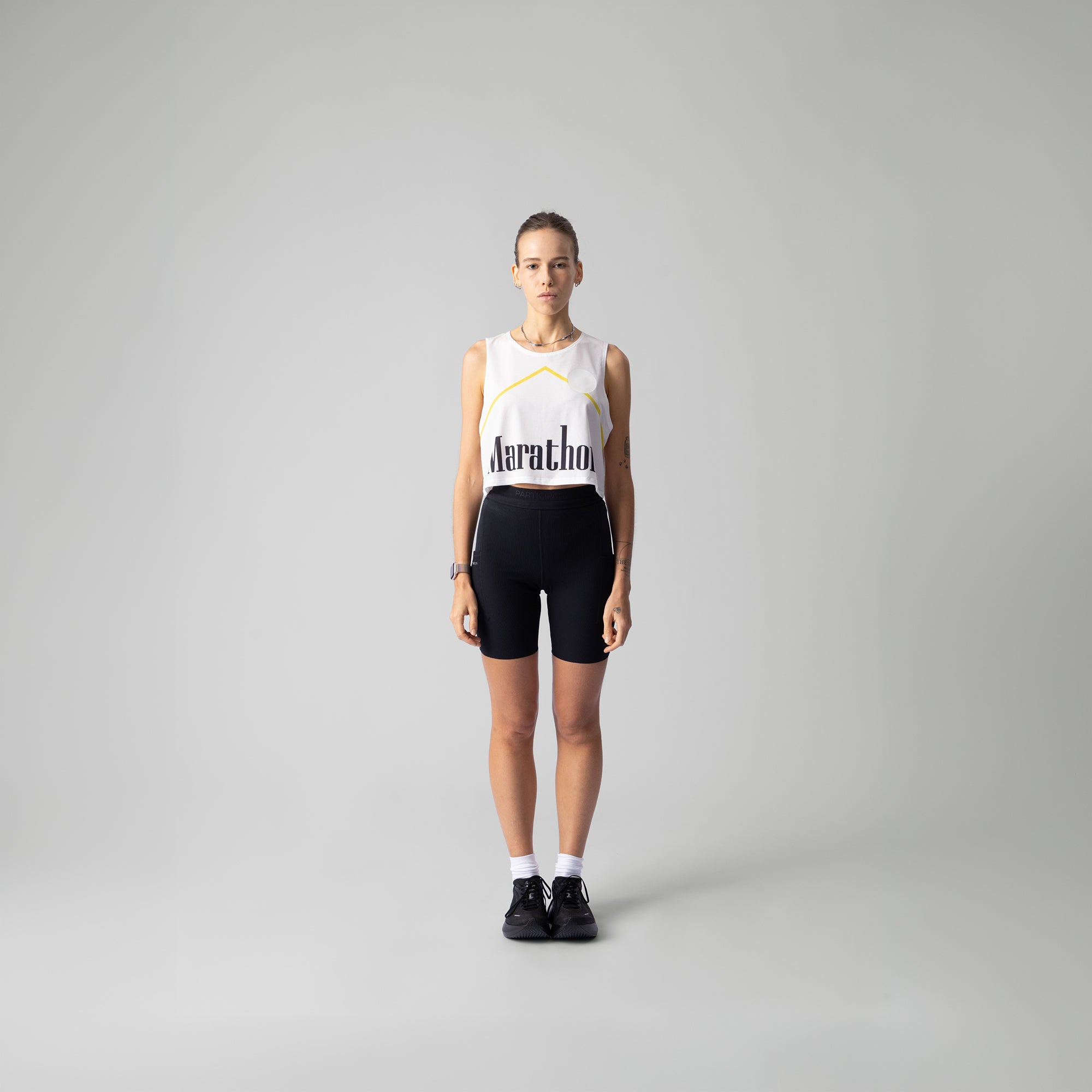 Marathon Light Crop Singlet