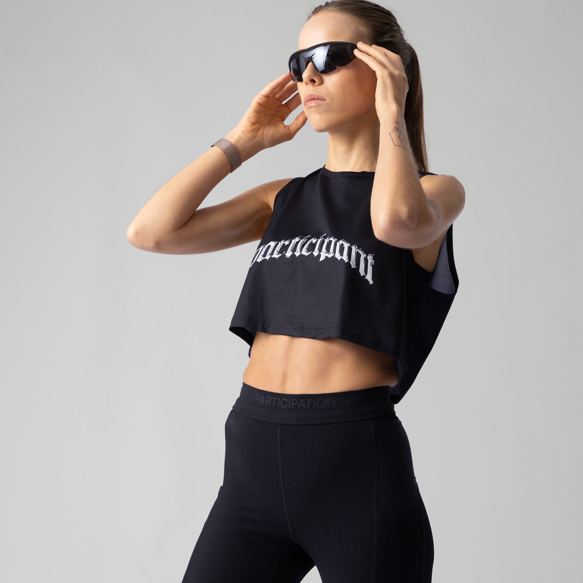Chrome Participant Crop Singlet