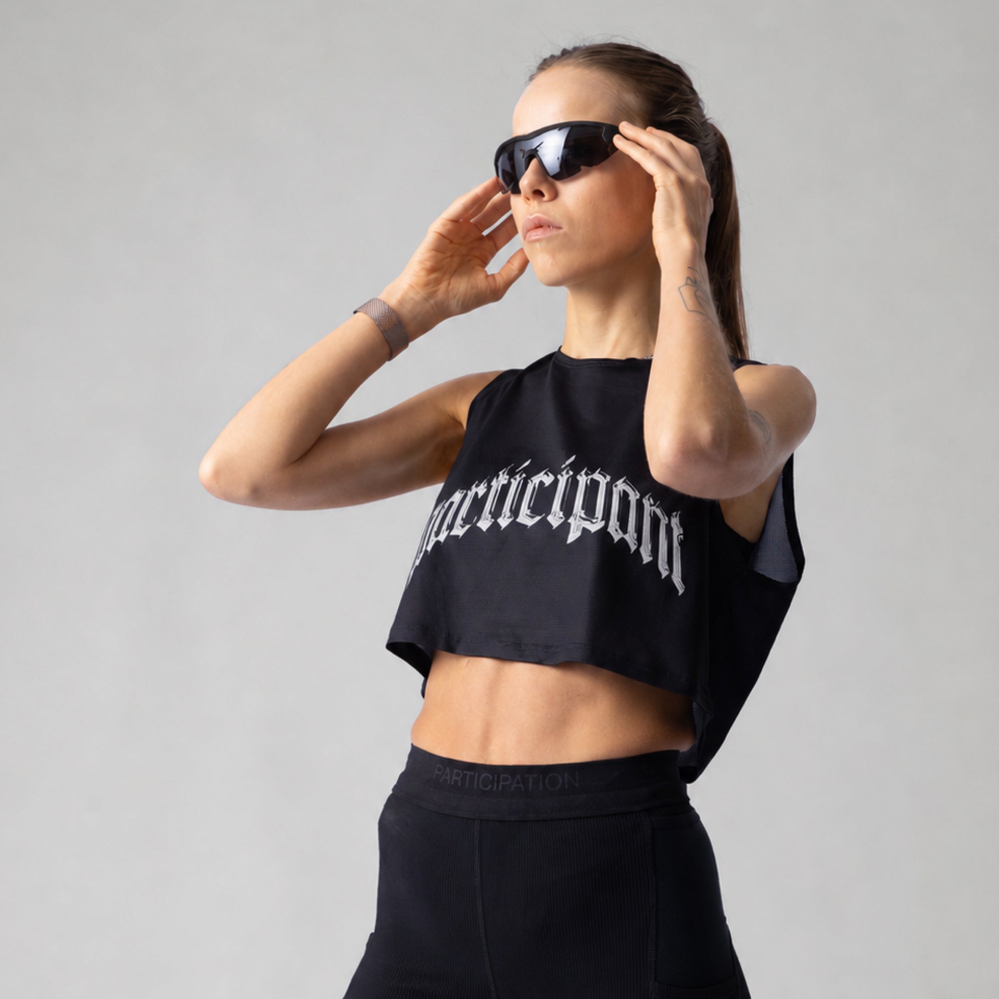 Chrome Participant Crop Singlet