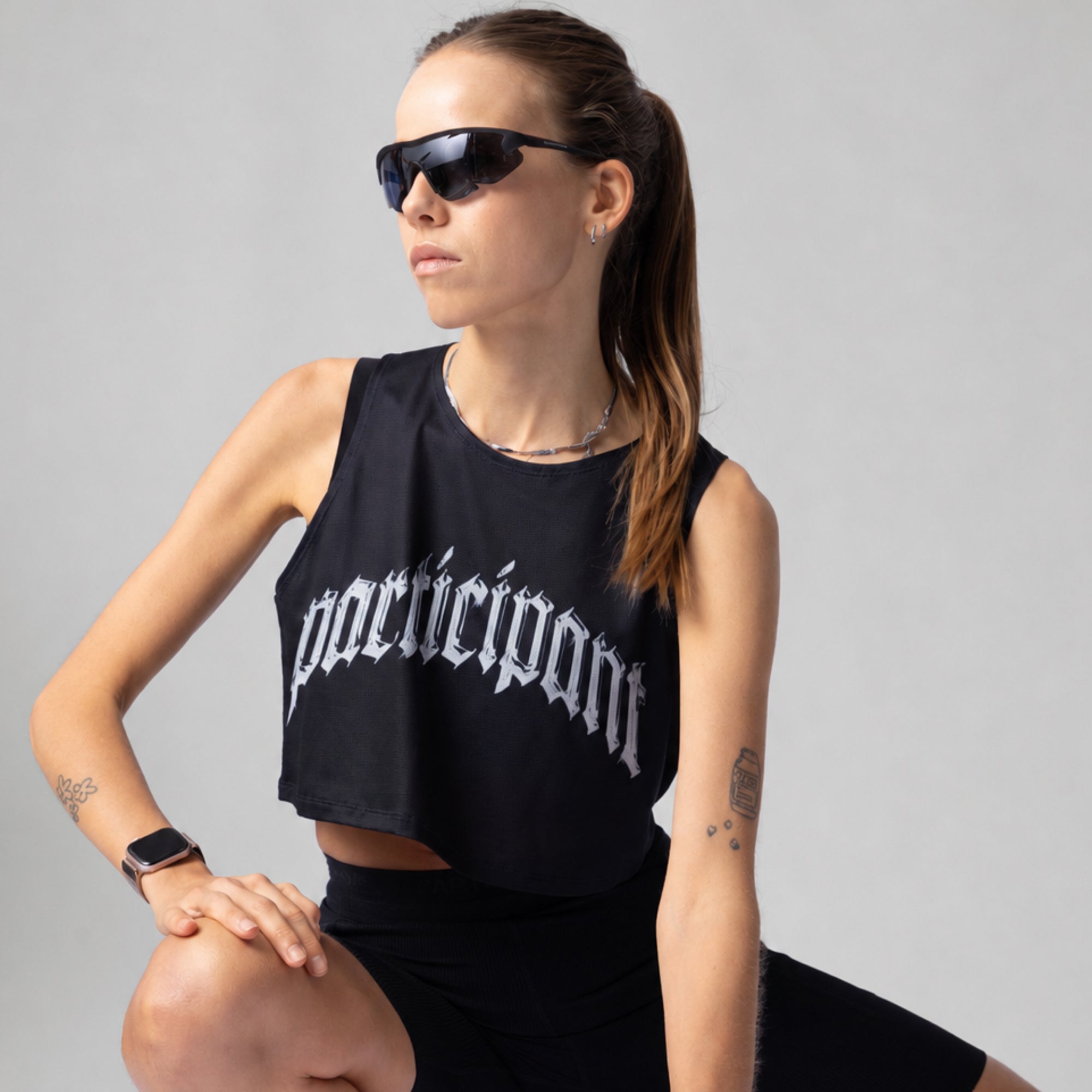 Chrome Participant Crop Singlet