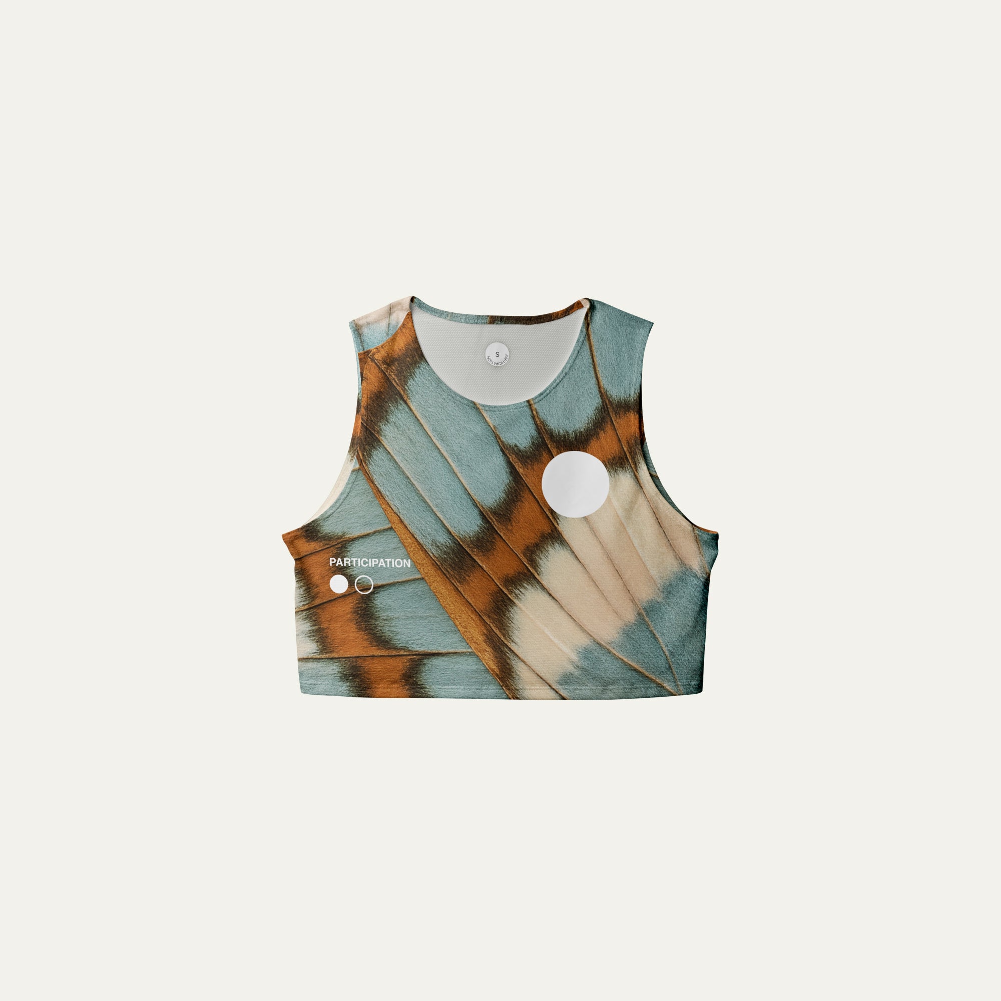 Butterfly Crop Singlet V2