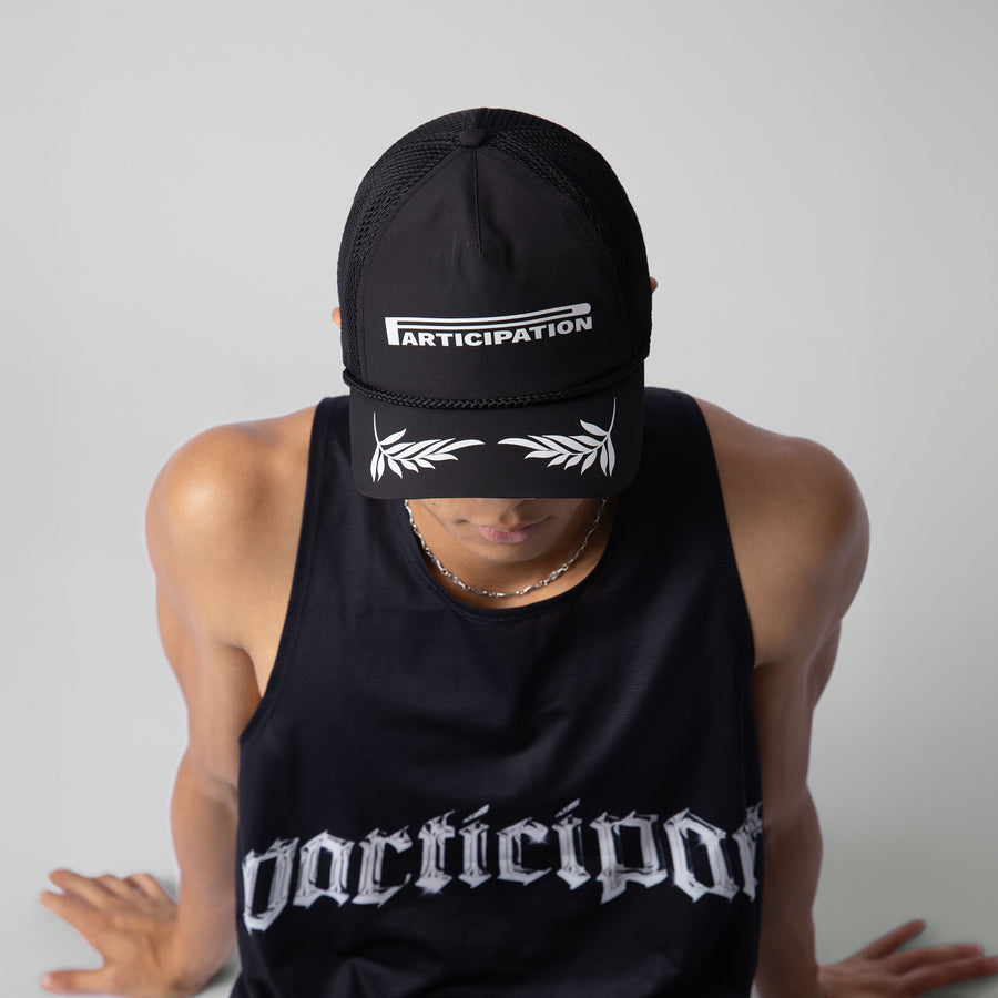 Podium Cap in Black