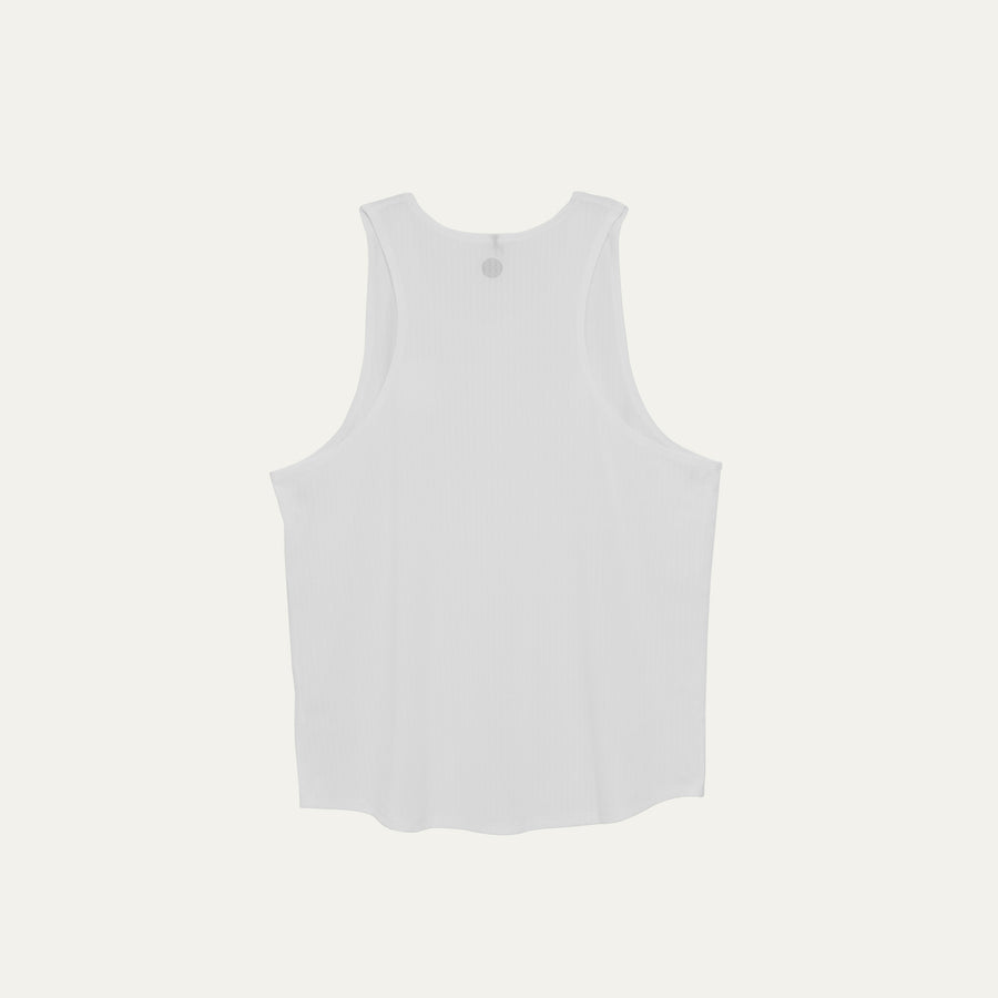 Running Singlet in White