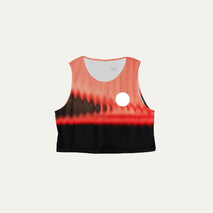 Red Glass Crop Singlet