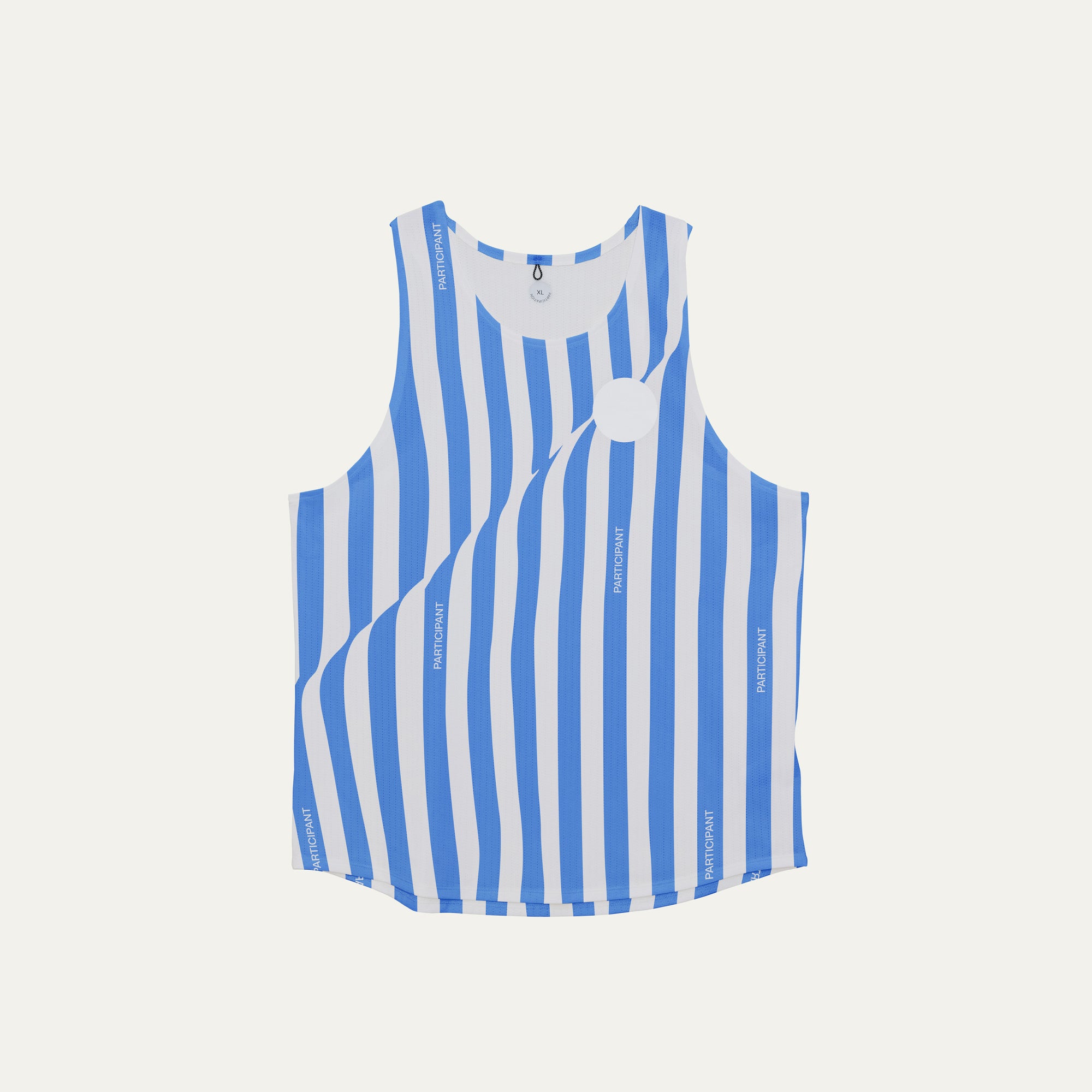 Blue Straight Stripes Singlet