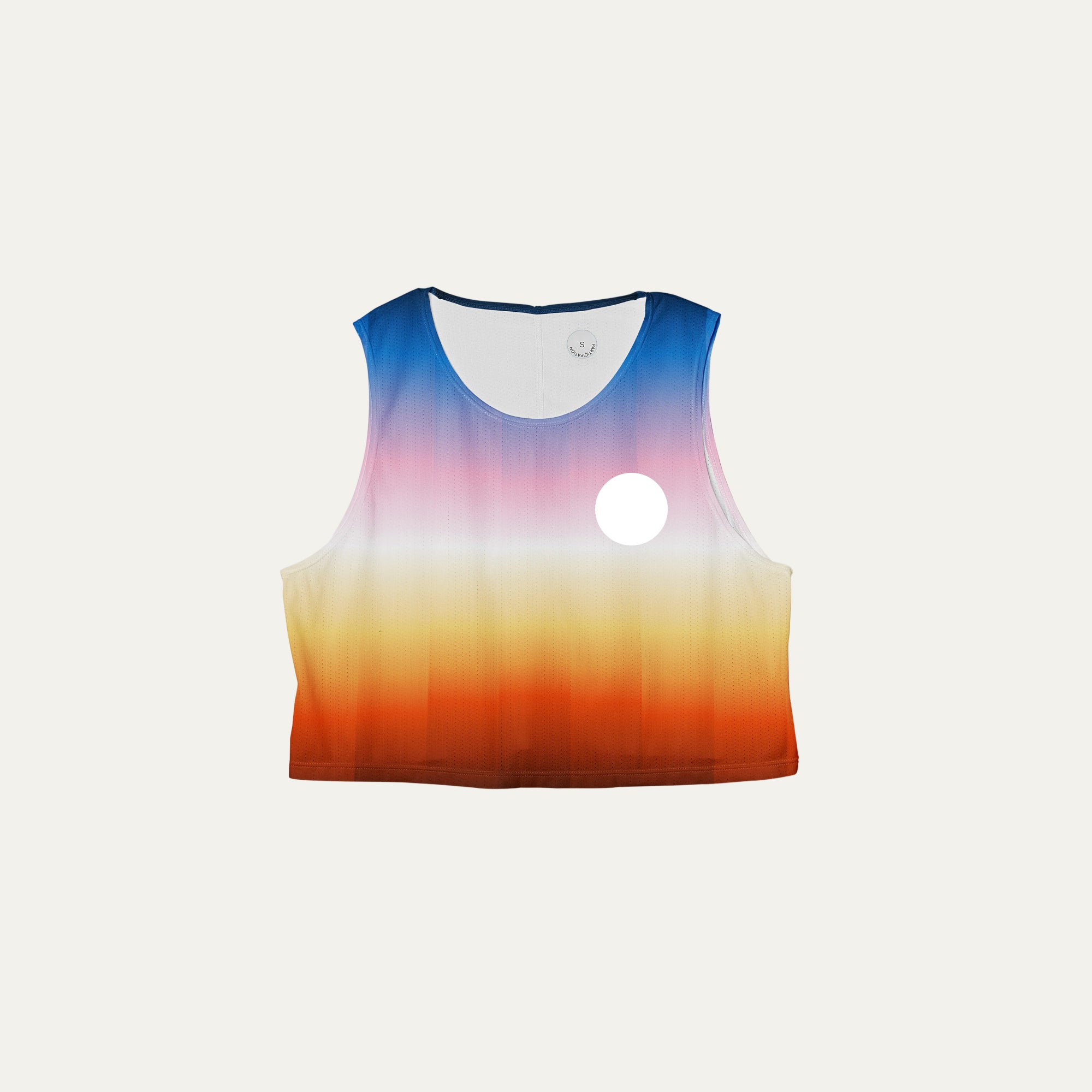 In it for the long run Crop Singlet