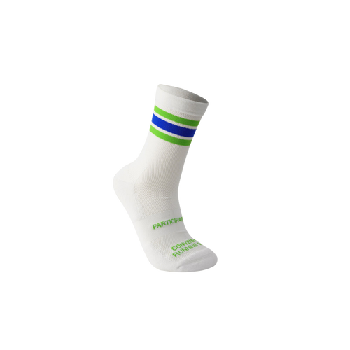 Blue in Green Running Socks