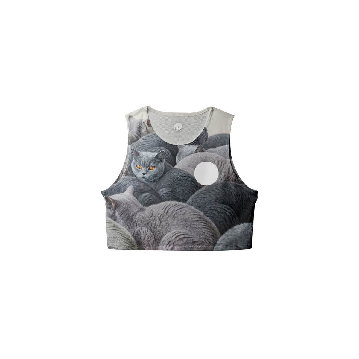 British Shorthair Crop Singlet