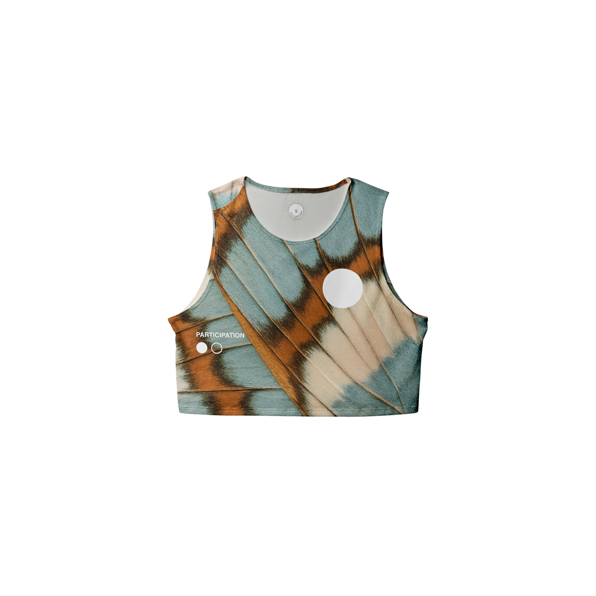 Butterfly Crop Singlet V2